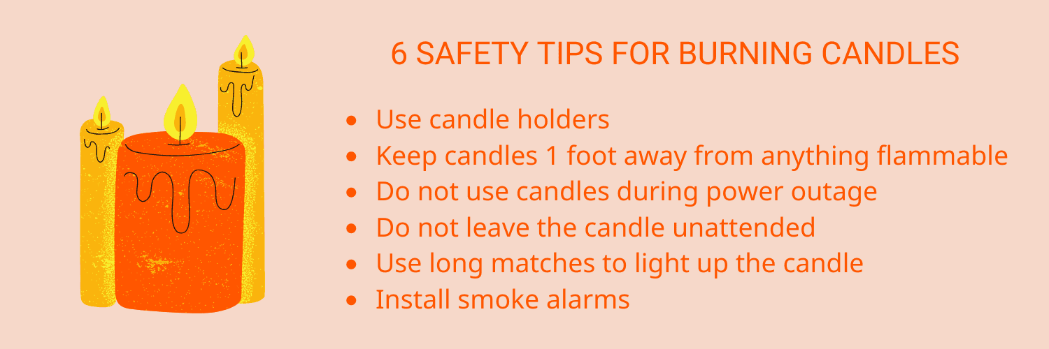 8 Candle Safety Tips to Prevent House Fires - Jenkins Restorations